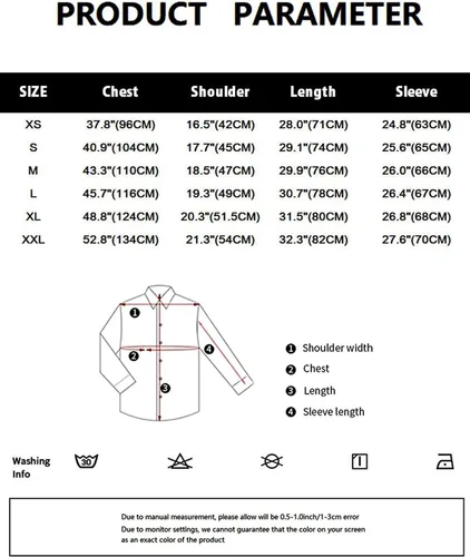 Miniatura 7 de ZEROYAA Camisas de algodón y lino de manga larga con botones y bolsillo para hombre