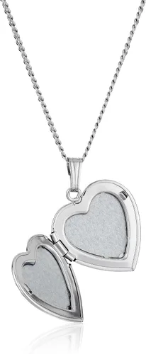 Miniatura 6 de Amazon Essentials Collar con medallón de corazón de flores grabadas de 14 quilates, 18 pulgadas (anteriormente colección Amazon)