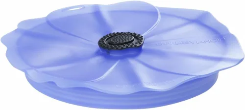 Charles Viancin - Tapa de silicona Poppy Pop para almacenamiento de alimentos - 8 pulgadas/7.9 in - Sello hermético en cualquier superficie lisa de