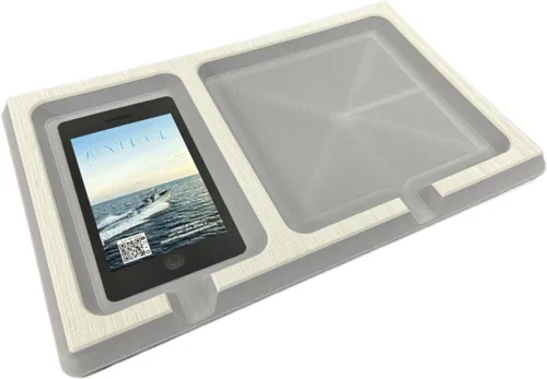 Miniatura 2 de SeaDek Tablero doble de 0.787 in para barco Teléfono celular de espuma y accesorios Dash de barco Parte trasera adhesiva Compartimentos