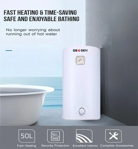 Miniatura 4 de Calentador de Agua Eléctrico de Almacenamiento de 50 Litros, RV TR Ducha Impermeabilizada para Remolque Infinito Compacto de Punto de Uso, Ducha