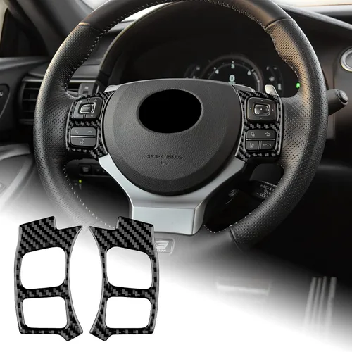 Miniatura 9 de AIRSPEED Para Lexus IS - Adhesivo decorativo para volante de fibra de carbono, marco central para Lexus IS250, IS300, IS350, 200T, 2013-2019, Para