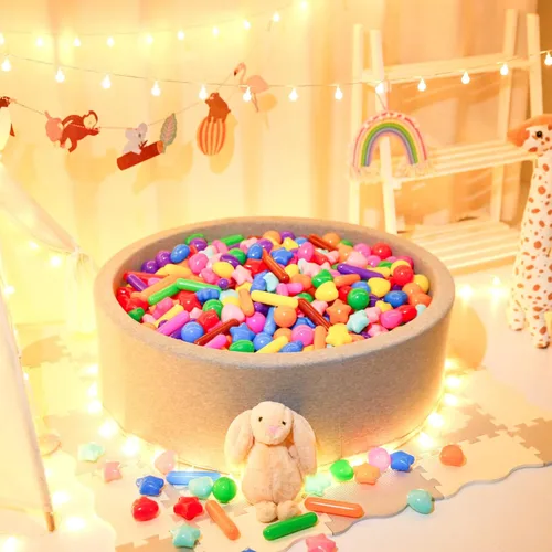 Miniatura 7 de Bolas para piscina de bolas STARBOLO para niños pequeños - 200 bolas coloridas para piscina de bolas a prueba de aplastamiento, bolas de plástico