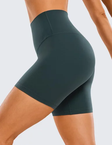 Miniatura 4 de CRZ YOGA Butterluxe - Pantalones cortos de ciclismo para mujer de 2.5 pulgadas, 4 pulgadas, 6 pulgadas, 8 pulgadas, cintura alta