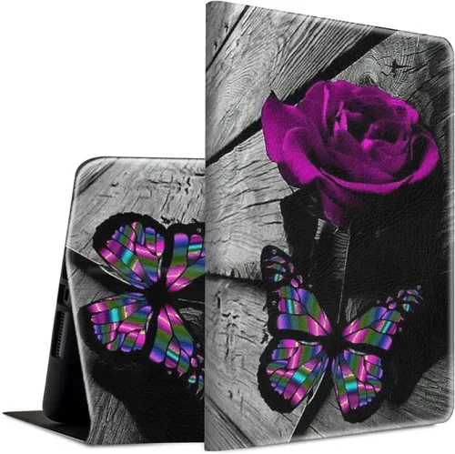 Miniatura 16 de Funda para tablet Kindle Fire HD 10 y 10 Plus de 11ª generación 2021, ligera, con soporte ajustable, con función de encendido y apagado automático