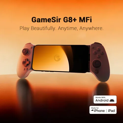 Miniatura 2 de GameSir G8 Plus MFi Phone Controller for iPhone 15/16/17/iPad Mini & Android (USB-C), Officially MFi Certified- Ergonomic Grip, Play Call of