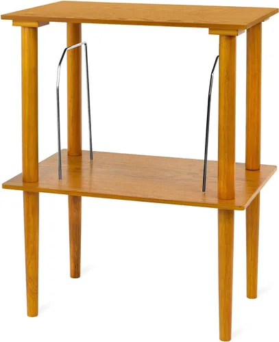 Miniatura 8 de Victrola Soporte de madera para discos – Pieza complementaria para el centro de música Victrola, con capacidad para más de 50 discos de vinilo
