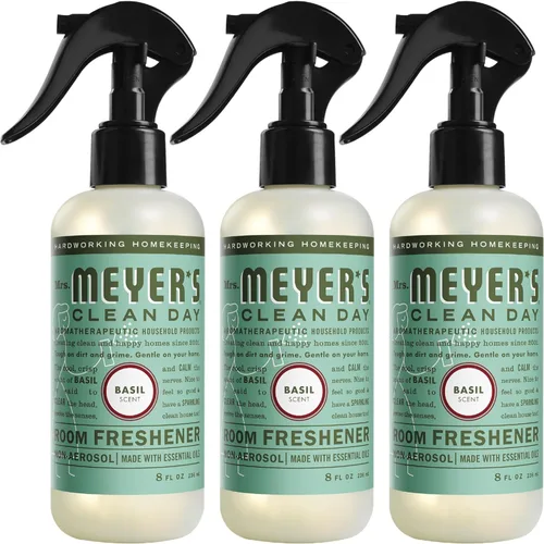 Miniatura 69 de Mrs. Meyer's Clean Day - Ambientador en espray, atomizador sin aerosol infundido con aceites esenciales, albahaca, 8 onzas líquidas