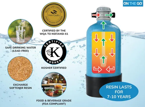 Miniatura 3 de On The Go otg4-dblsoft-portable 16.000 grano RV suavizador de agua