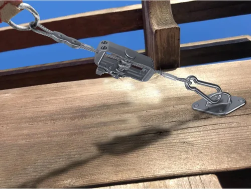 Miniatura 5 de E&K Kit de accesorios para toldo con cable de tensión, almohadilla de cabrestante para ojos y ganchos para instalación de velas triangulares