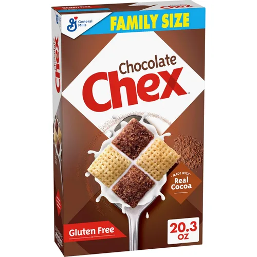 Miniatura 13 de Cereal de Mantequilla de Cacahuate Chex, Cereal para el Desayuno Sin Gluten, Hecho con Grano Integral, 12.2 onzas