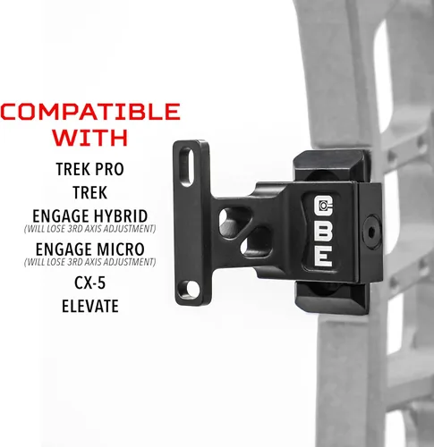 Miniatura 2 de CBE Adaptador de montaje Picatinny Se adapta a cualquier arco de montaje en foto Ajuste del primer eje Diseño ambidiestro Compatible con CBE