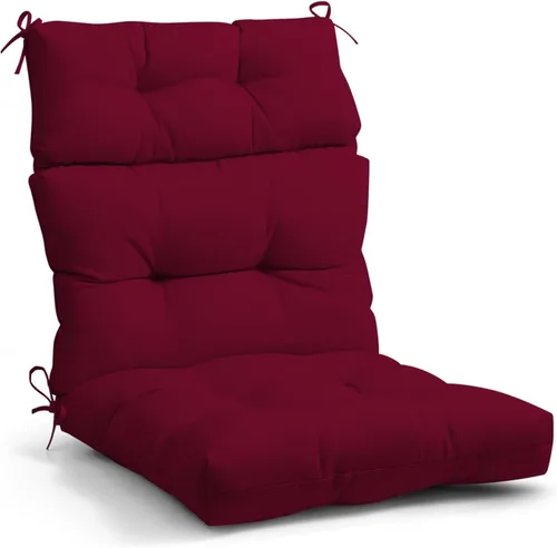 Miniatura 16 de EAGLE PEAK Cojín Acolchado para Silla de Patio con Respaldo Alto para Exteriores/Interiores, Juego de 1, 46'' x 22'', Azul Claro
