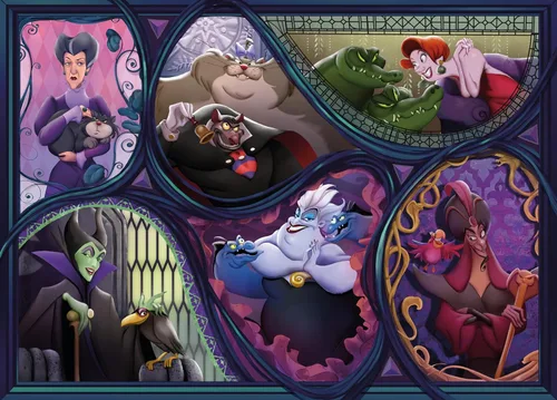 Miniatura 5 de Ceaco - Disney - Villanos y sus mascotas - Rompecabezas de 1000 piezas