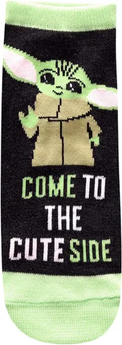 Miniatura 4 de STAR WARS Baby Yoda Come to the Cute Side JuniorsWomens 5 Pack Ankle Socks
