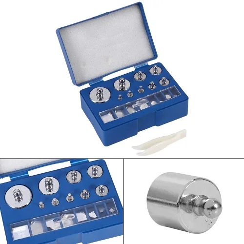 Miniatura 2 de Juego de pesas de calibración, 17pcs 211.1G 10Mg100G Gramos Prueba de precisión de joyería de báscula