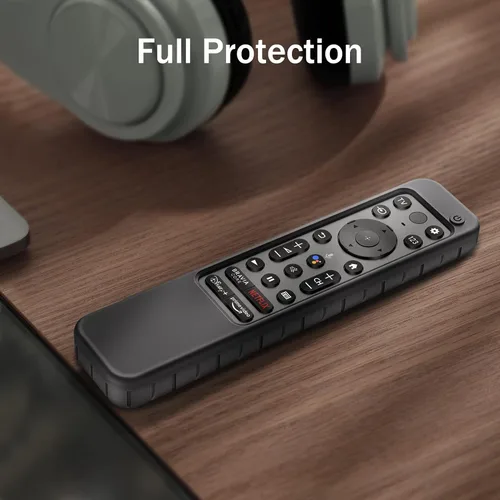 Miniatura 3 de Fintie Funda protectora para Sony RMF-TX920U RMF-TX910U RMF-TX900U RMF-TX810U RMF-TX800U Control remoto por voz 2025 2024 2023 2022, peine miel Negro