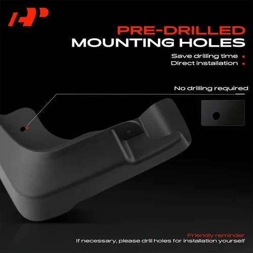 Miniatura 6 de A-Premium Aletas de barro compatibles con Toyota Camry 2007 2008 2009 2010 2011 Sedán, no requiere perforación, protectores de lodo con accesorios