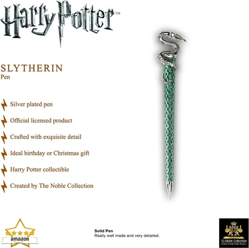 Miniatura 3 de The Noble Collection Harry Potter - Pluma Hogwart House - Slytherin