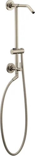 Miniatura 2 de Moen Annex Barra Deslizante de Ducha y Sistema de Manguera de Ducha de Níquel Cepillado, Válvula Requerida, TS3661NHBN cepillado níquel
