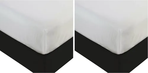 Miniatura 8 de Blissford - Protector de colchón de plástico individual XL, estilo sábana bajera, funda de colchón de vinilo impermeable, resistente y transpirable