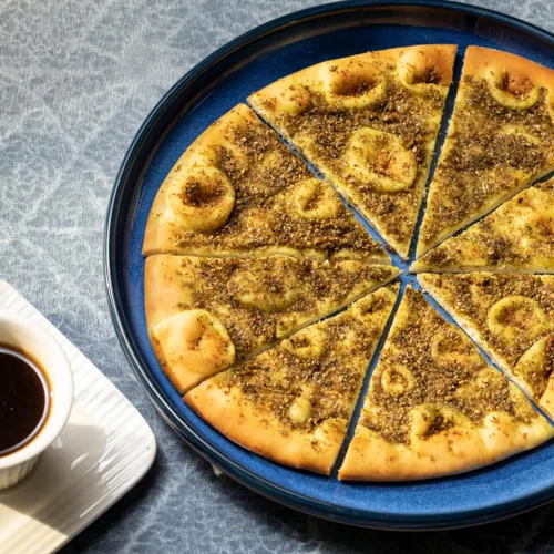 Miniatura 6 de Olive & Vine Za'atar condimento, mezcla sabrosa, para platos de Oriente Medio, rica tradición, sabor auténtico, para recetas globales (8 onzas)