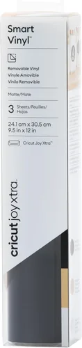 Cricut Joy Xtra Smart - Muestreador de vinilo extraíble (9.5 x 12 pulgadas), vinilo temporal para manualidades y decoración, sin residuos, vinilo