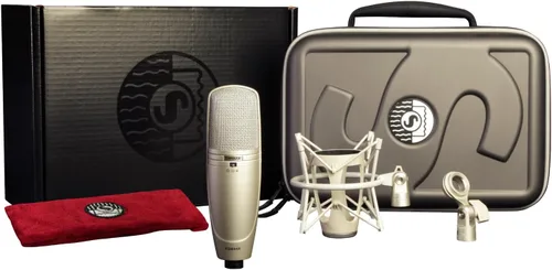 Miniatura 3 de Shure KSM44A/SL - Micrófono de estudio con condensador de doble diafragma (tamaño grande)