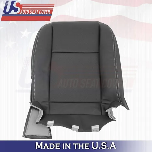 Miniatura 4 de U.S.AutoSeatCover 2011 2012 2013 Compatible con Dodge Charger Front Driver Side Bottom Funda de asiento de cuero BLK