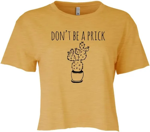 Miniatura 15 de Cute Women's Screen Printed Crop Tee, Shirts With Sayings, Heather Gray or Gold
