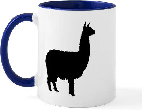 Miniatura 13 de CafePress A Is For Alpaca Taza de café de cerámica de 11 oz (11.0 fl oz)