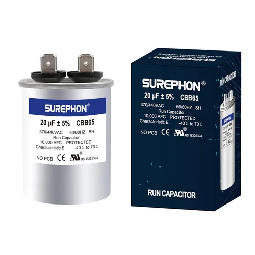 Miniatura 29 de Condensador de 5 Mfd 370V/440V Condensador de Funcionamiento y Arranque Ovalado para Motor de CA o Arranque de Ventilador y Bomba de Calor Fría