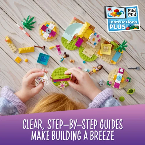 Miniatura 4 de LEGO Friends Pet Playground 41698 Kit de construcción diseñado para hacer crecer la imaginación; el juego de animales viene con Andrea y 3 juguetes