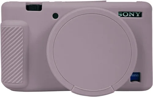 Miniatura 9 de Funda para cámara Sony ZV-1, ZV1, funda de silicona para cámara con tapa extraíble para lente digital Sony ZV 1, color negro