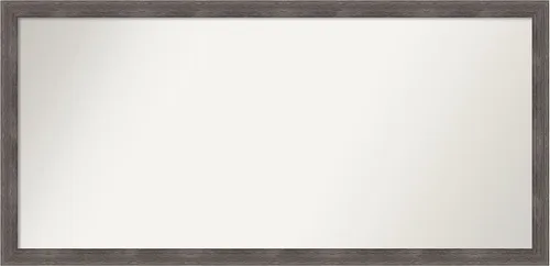 Miniatura 442 de Amanti Art Espejo personalizado, espejo de baño gris plomo a rayas, espejo de pared o espejo de tocador de baño sobre el fregadero