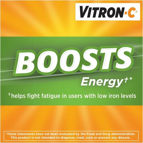 Miniatura 2 de Vitron-C Suplemento de hierro Plus tabletas recubiertas de vitamina C 60 unidades (paquete de 4)