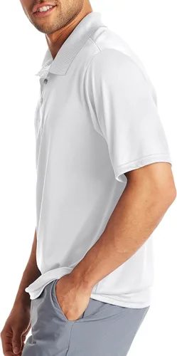 Miniatura 3 de Hanes playera estilo polo Cool DRI para hombres