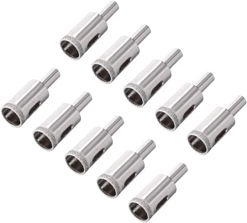Miniatura 8 de uxcell Brocas de diamante de 0.157 in, sierras de agujero para azulejos de vidrio, porcelana, mármol, botellas de cerámica, ollas de ladrillo