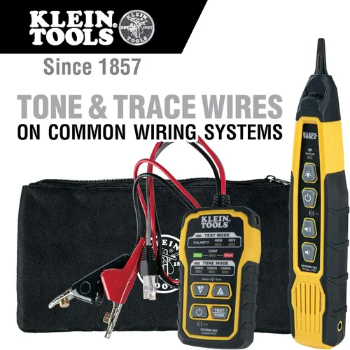 Miniatura 6 de Klein Tools VDV501-851 Kit de probador de cables y trazador de cables Klein Tools VDV500-820 con kit Pro de tono de sonda para cables de teléfono