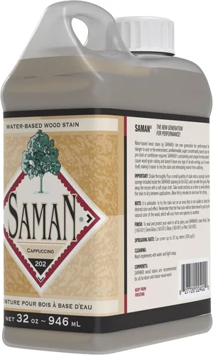 Miniatura 9 de SamaN Tinte para Madera Interior a Base de Agua - Tinte Natural para Muebles, Molduras, Paneles de Madera, Gabinetes (Forest TEW-104-12, 12 oz)