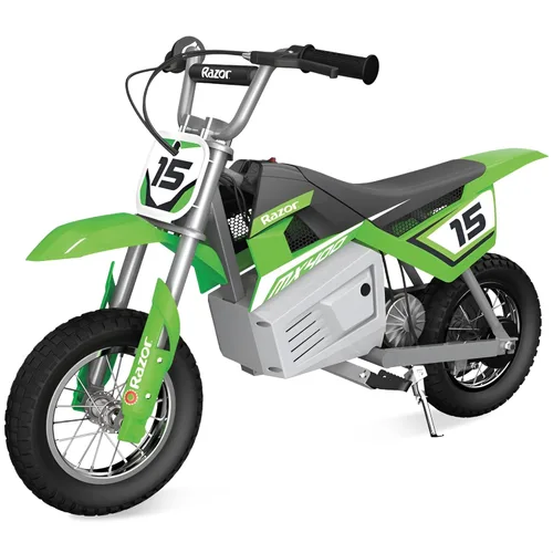 Razor MX400 Dirt Rocket 24 V juguete eléctrico motos de Motocross Dirt Bike Verde
