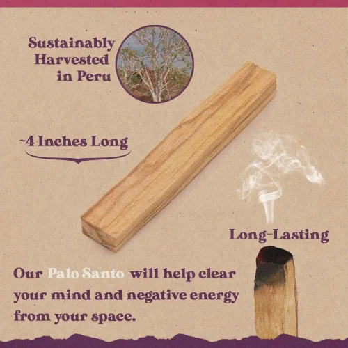 Miniatura 3 de Purple Canyon Kit de Meditación de Afirmación con Kit de Sahumerio de Salvia Blanca y Tarjetas de Afirmación para Atención Plena y Alivio del Estrés