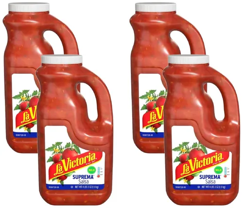 Miniatura 10 de La victoria de grosor 'n Chunky salsa en 67 oz jarra (Tamaño Mediano)