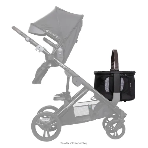 Miniatura 4 de Baby Trend - Cesta de almacenamiento modular para cochecito individual a doble Morph, negro (Dash Black)