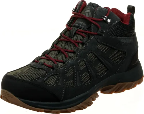 Columbia Tenis de senderismo impermeables Redmond II Mid para hombre, Bm0168464 Collegiate Navy Bright Gold
