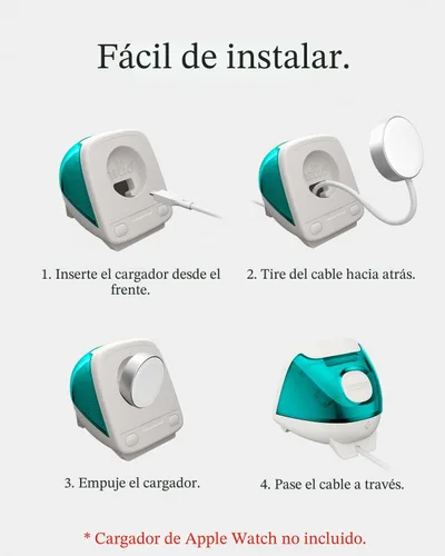 Miniatura 3 de Spigen Para cargador de Apple Watch, soporte compatible con Ultra 3/2/1 de 1.732 pulgadas, Series 11/10 1.654/1.654 pulgadas, 9/8/7 45/1.614 in