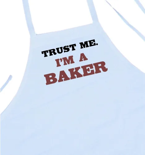 Trust Me I'm A Baker - Delantales divertidos para hornear, color blanco, talla única
