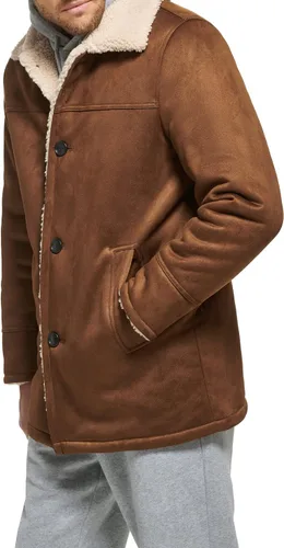 Miniatura 5 de Calvin Klein Chaqueta de piel de oveja sintética para hombre