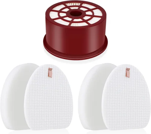 Filtro de repuesto NV400 para Shark Rotator Professional Vertical Vacuum NV400 NV401 NV402, accesorios lavables y reutilizables, 1 HEPA + 2 filtros
