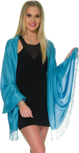Miniatura 147 de Pashminas, chales y mantones para usar con vestidos de noche y en bodas, grandes y suaves